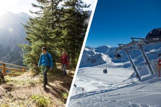 Wandern und Skifahren im Kaunertal